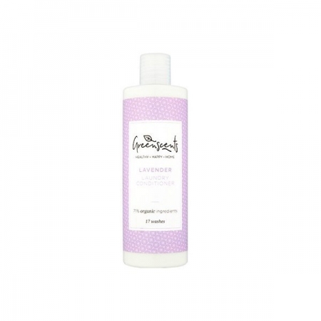 GREENSCENTS Hipoalergiczny skoncentrowany płyn do płukania Certyfikowany LAWENDA 400ml